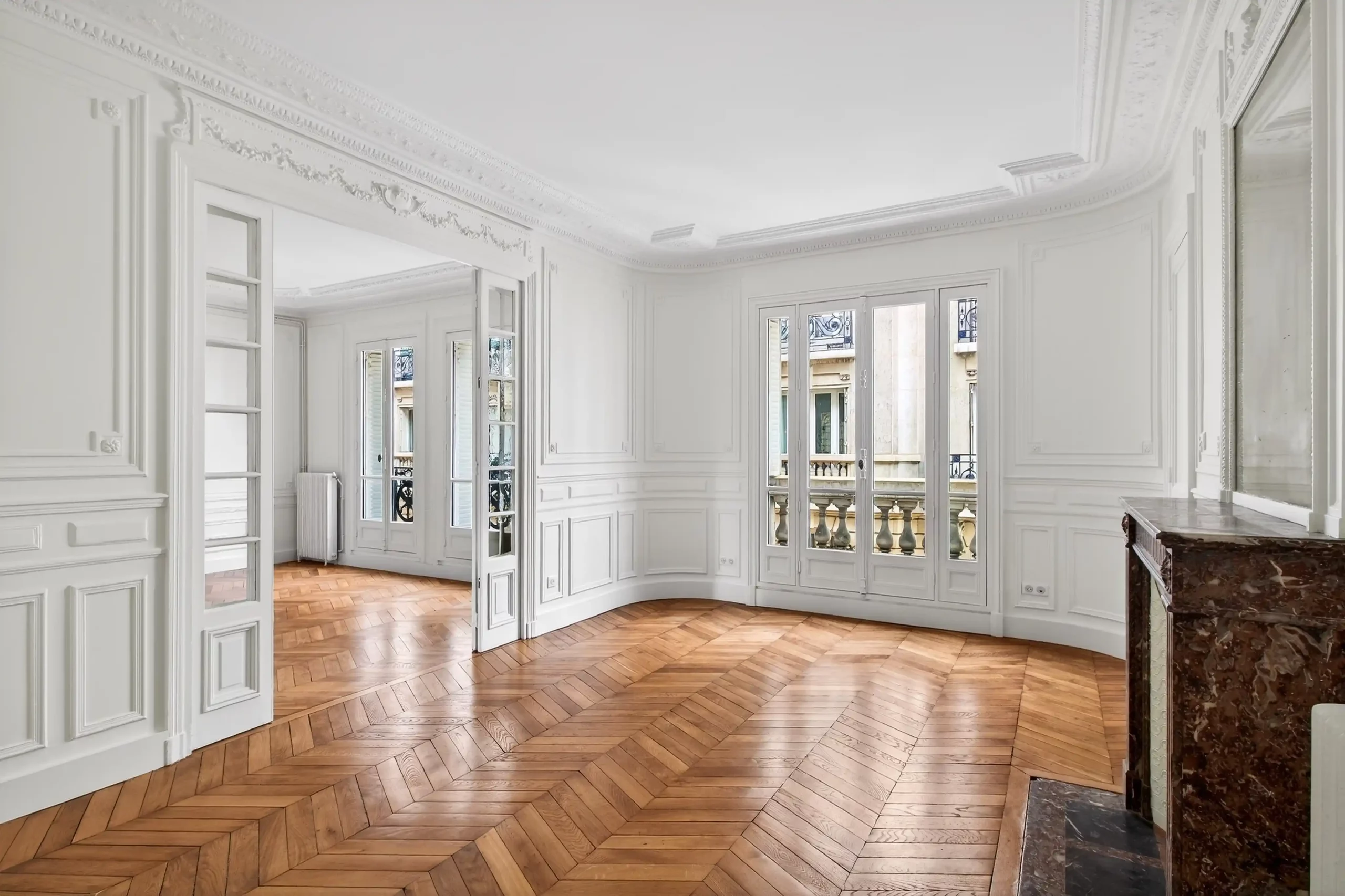Photographie d'un Appartement Haussmannien à Paris 17