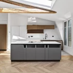 Photographie d'une cuisine dans un Loft Premium à Paris 17